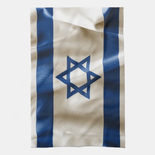 Israëlische vlag theedoek (Verticaal)