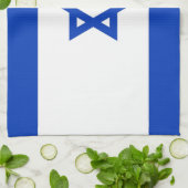 Israëlische vlag theedoek (Gevouwen)