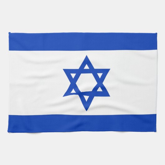 Israëlische vlag theedoek (Horizontaal)