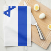 Israëlische vlag theedoek (Quarter Fold)