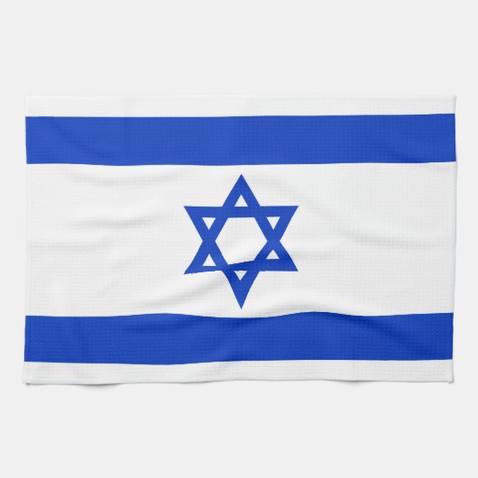 Israëlische vlag theedoek (Horizontaal)