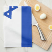 Israëlische vlag theedoek (Quarter Fold)