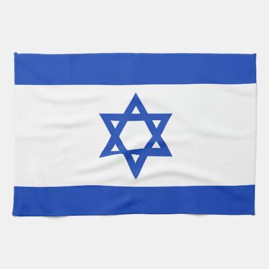 Israëlische vlag theedoek (Horizontaal)