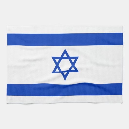 Israëlische vlag theedoek (Horizontaal)