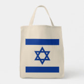 Israëlische vlag tote bag (Achterkant)