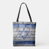 Israëlische vlag tote bag (Achterkant)