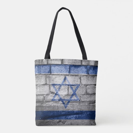 Israëlische vlag tote bag (Achterkant)