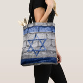 Israëlische vlag tote bag (Dichtbij)