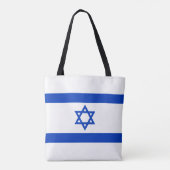 Israëlische vlag tote bag (Achterkant)