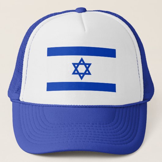 Israëlische vlag trucker pet (Voorkant)