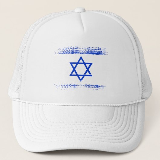 Israëlische vlag trucker pet (Voorkant)