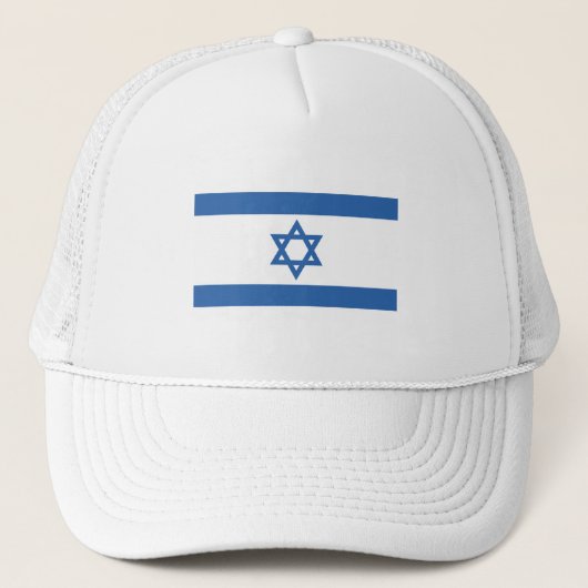 Israëlische vlag trucker pet (Voorkant)