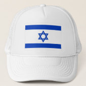 Israëlische vlag trucker pet (Voorkant)