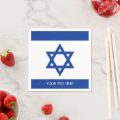 Israëlische vlag van Israël aangepaste partij serv Servet (Insitu)