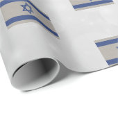 Israëlische vlag van Zion Blue Silver Cadeaupapier (Rol Hoek)