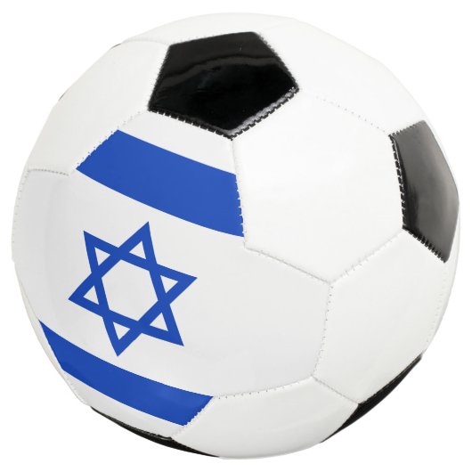 Israëlische vlag voetbal (Drie kwart)