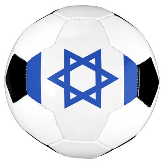 Israëlische vlag voetbal (Gedraaid)