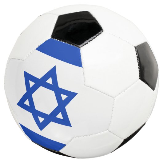 Israëlische vlag voetbal (Drie kwart)