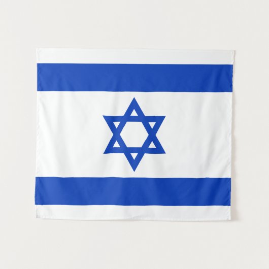 Israëlische vlag wandkleed (Voorkant (horizontaal))