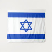 Israëlische vlag wandkleed (Voorkant (horizontaal))