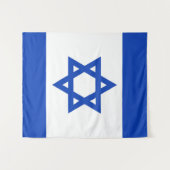 Israëlische vlag wandkleed (Voorkant (horizontaal))