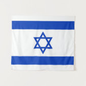 Israëlische vlag wandkleed (Voorkant (horizontaal))