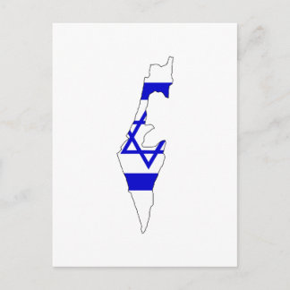 Israëlische vlaggenkaart briefkaart