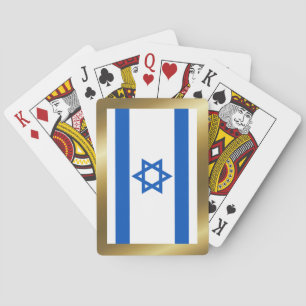 Israëlische vlagspelkaarten pokerkaarten