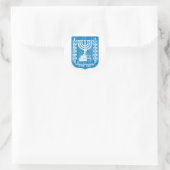 Israëlische wapenstilstand ronde sticker (Tas)