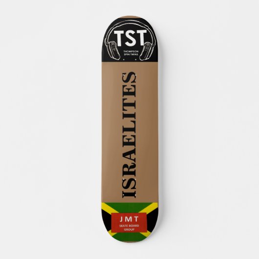 ISRAELITES Skateboard, 7¾" Deck Persoonlijk Skateboard (Voorkant)