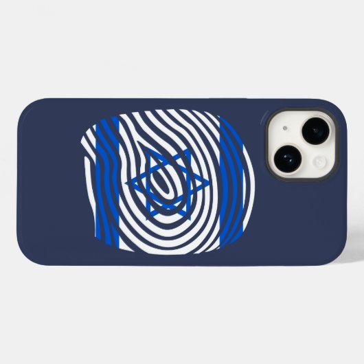 Israëlitisch DNA Case-Mate iPhone Case (Achterkant (horizontaal))