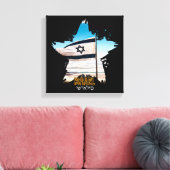 Israël's Bewakers IDF, Wij Salueren U Canvas Afdruk (Insitu (Woonkamer))
