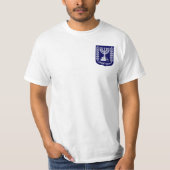 Israel's Emblem - Knesset Version T-shirt (Voorkant)