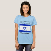 Israël's Messias T-shirt Hebreeuws Jesaja 53, Deu  (Voorkant volledig)