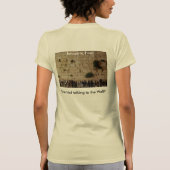 Israëls nationaal vogelgebied - Hoopoe T - shirt (Achterkant)