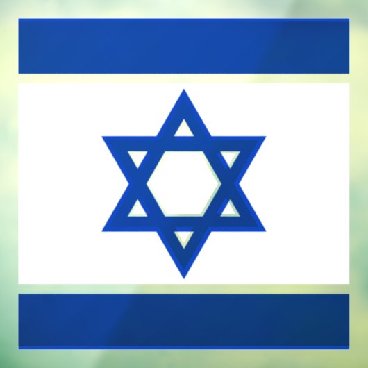 israëlvensterschil raamsticker (Vel 3)
