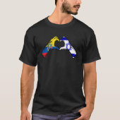 Isreal Ecuador Flag Isreali Ecuadorian Heart_1 T-shirt (Voorkant)