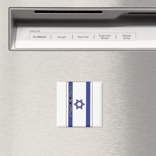 Isreal vlag! magneet (Insitu (Vaatwasser))