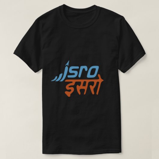 ISRO Indian Space Research Organisation T-shirt (Design voorkant)