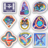 ISS-01-09 Expeditie Internationaal Ruimtestation Sticker (Voorkant)
