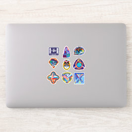 ISS-01-09 Expeditie Internationaal Ruimtestation Sticker