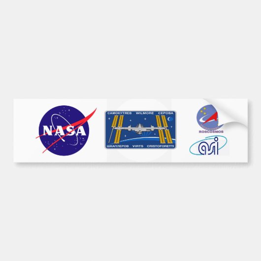 ISS-bemanningen:  Expeditie 42 Bumpersticker (Voorkant)