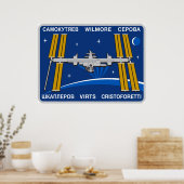 ISS-bemanningen: Expedition 42 Poster (Keuken)