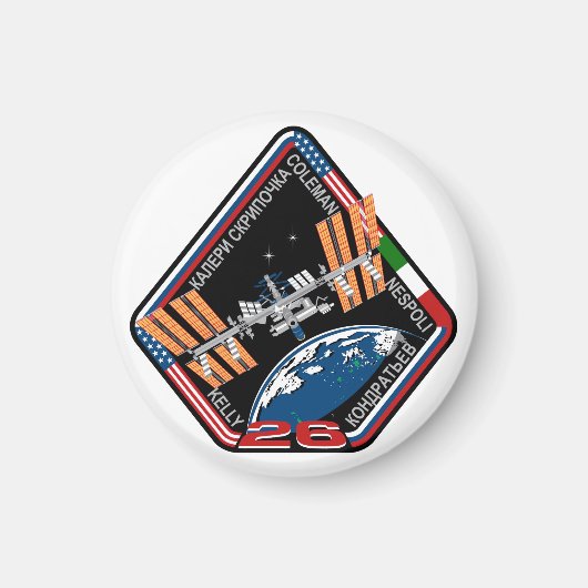 ISS Crews: Expeditie 26 Magneet (Voorkant)