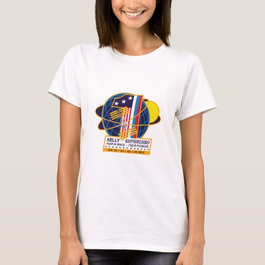 ISS EXP 1 jaar T-shirt (Voorkant)