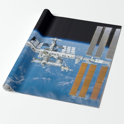 ISS International Space Station Cadeaupapier (Uitgerold)