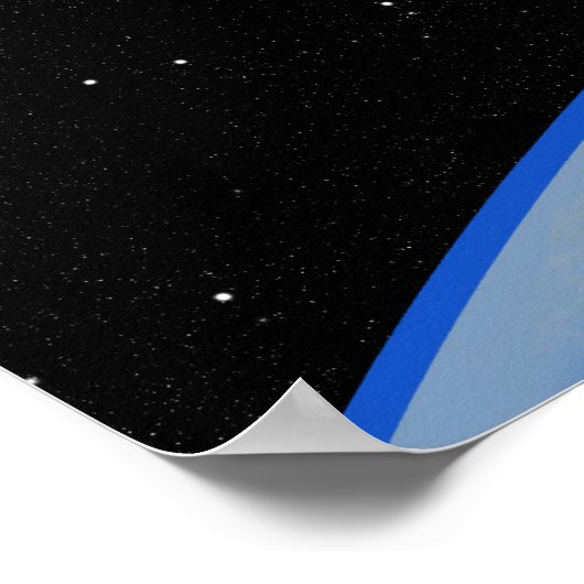 ISS of International Space Station Poster (Hoek)