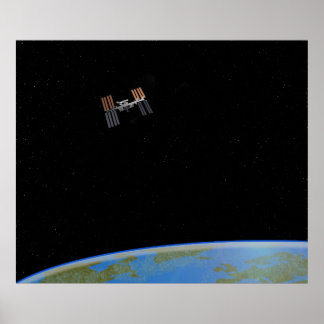 ISS of International Space Station Poster