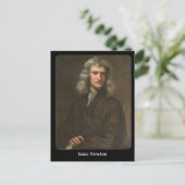 Issac Newton Briefkaart (Staand voorkant)