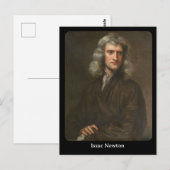 Issac Newton Briefkaart (Voorkant / Achterkant)